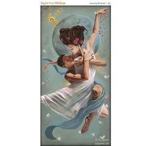 SOLD - Wall Hanging Love Harmony “Sacred Dance”